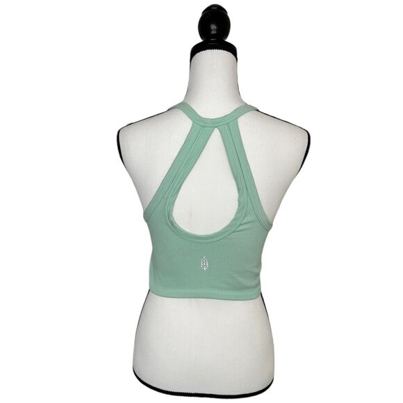 FP Movement Free Throw Henley in Mint Crop Tank - Picture 6 of 9